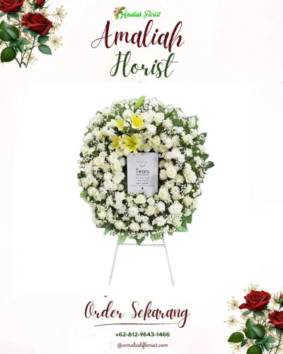 Krans Bunga Duka Cita di Jojogan
