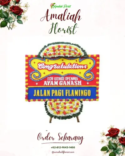 Bunga Papan Congratulation di Jojogan